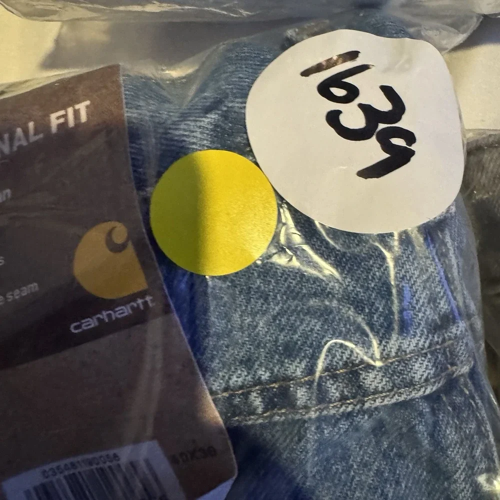 Carhartt B18 STW Traditional Fit Tapered Leg Jeans Men's 40x30 New With Tags